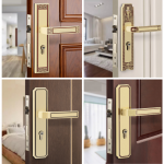 Khóa cửa phòng cổ điển bằng đồng S09S684