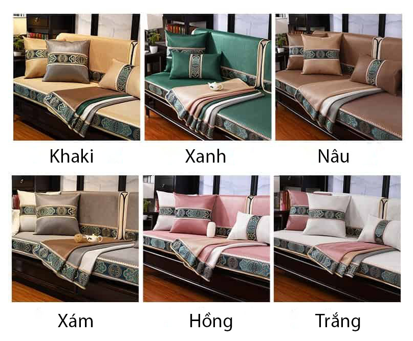Vỏ bọc ghế sofa chất liệu siu lạnh ice silk HEP80 8