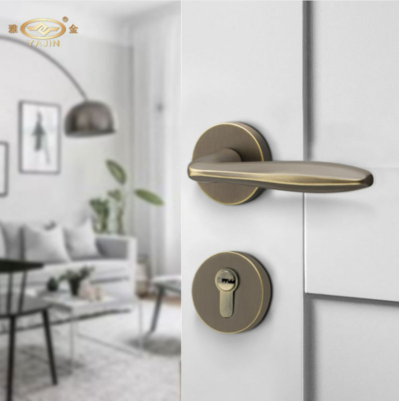 Ổ khoá cửa phòng bằng đồng cao cấp YJ01-912A