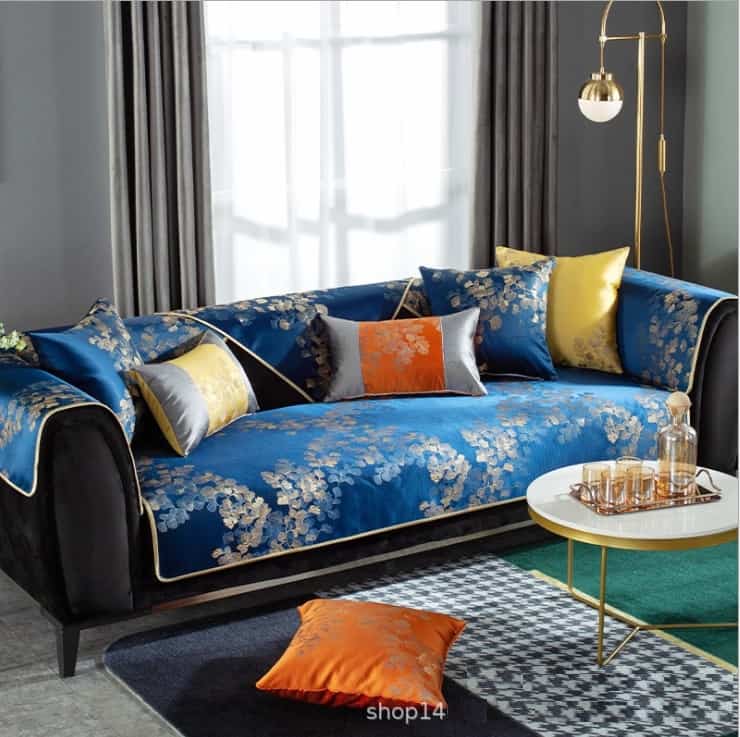 Vỏ bọc ghế sofa chất liệu cotton hoàng gia HEP07 6