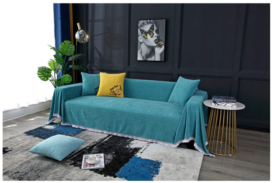 Tấm phủ ghế sofa bằng vải cashmere cao cấp HEP24 3