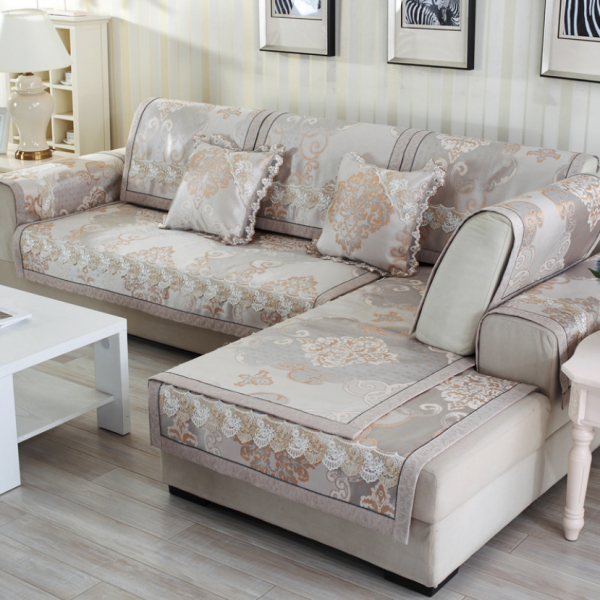 Drap bọc ghế sofa bằng vải silk lạnh cao cấp YPX10074