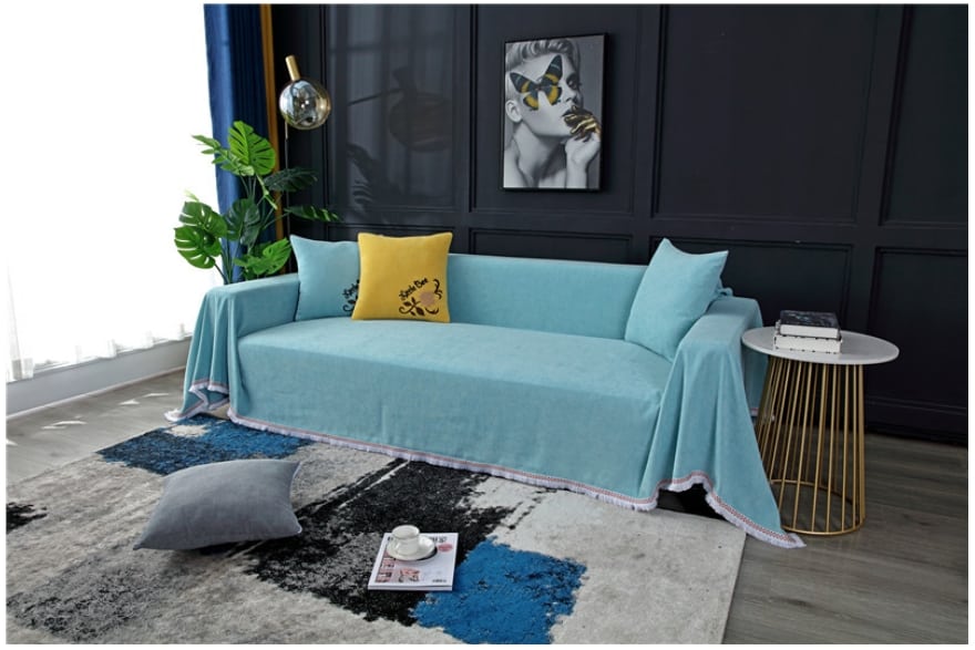 Tấm phủ ghế sofa bằng vải cashmere cao cấp HEP24 7