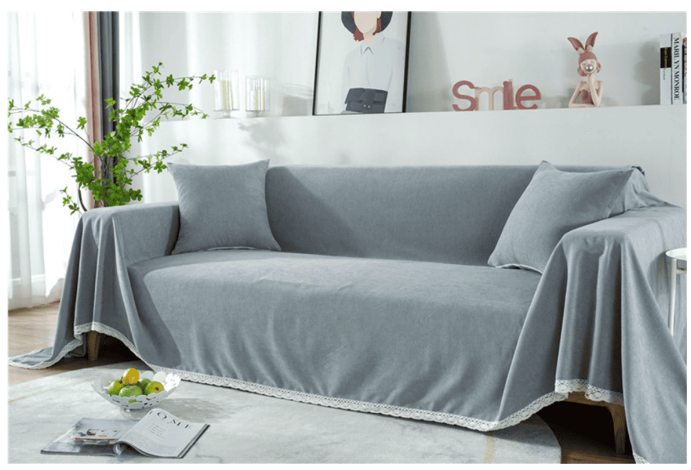 Tấm phụ ghế sofa bằng vải chenille bông tuyết HEP21 16