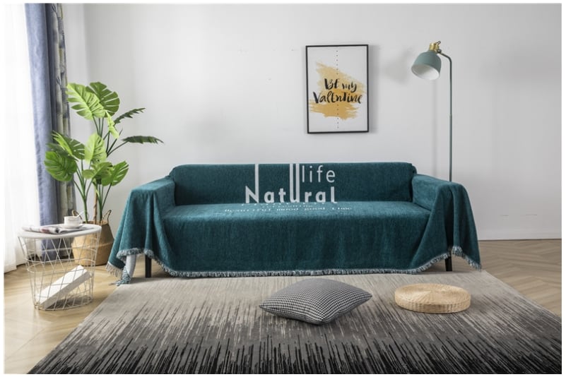 Tấm phủ ghế sofa bằng vải chenille HEP22 12