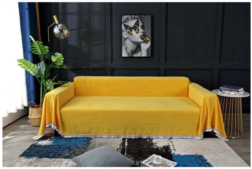 Tấm phủ ghế sofa bằng vải cashmere cao cấp HEP24 18