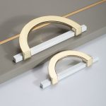 Tay nắm tủ tròn bán nguyệt nhiều màu WXH6245