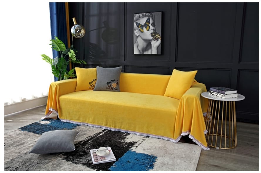 Tấm phủ ghế sofa bằng vải cashmere cao cấp HEP24 19