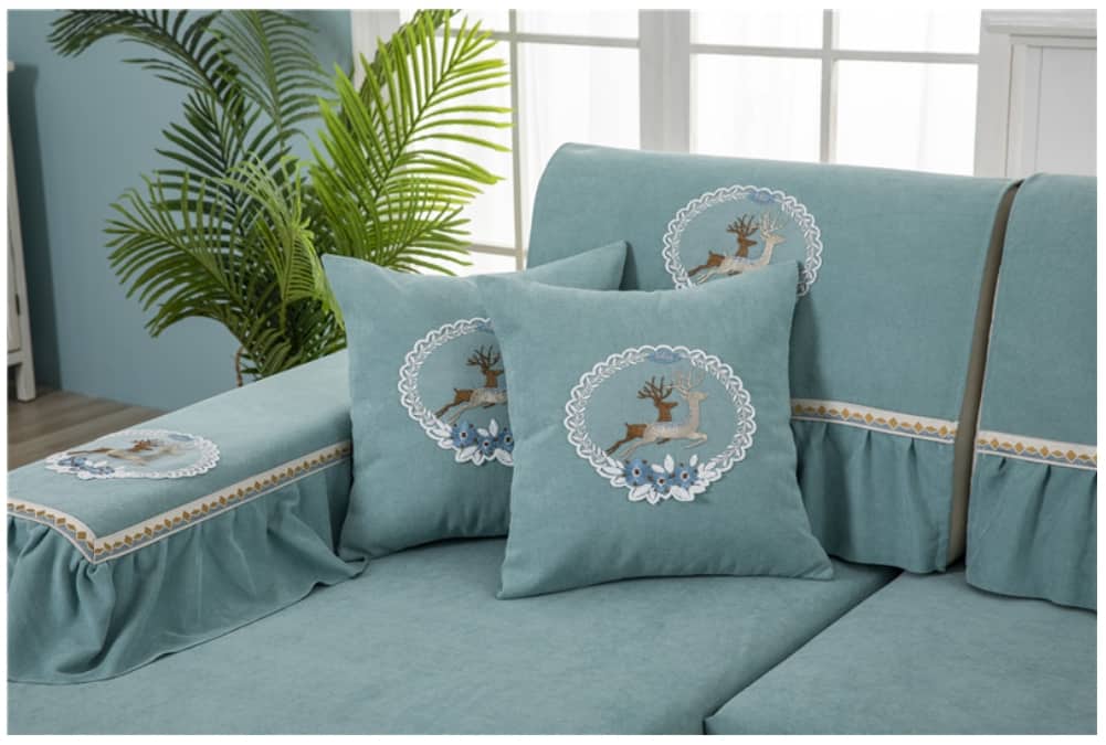 Drap bọc ghế sofa chất liệu cotton chenille HEP05 20