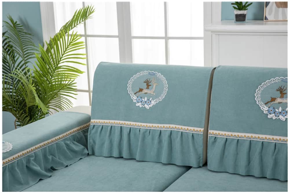 Drap bọc ghế sofa chất liệu cotton chenille HEP05 21