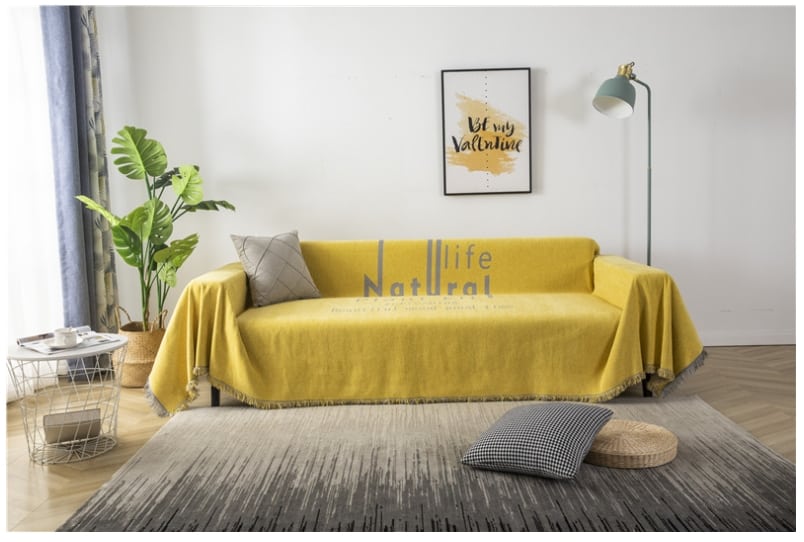 Tấm phụ ghế sofa bằng vải chenille HEP22 15