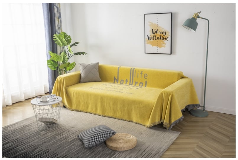 Tấm phủ ghế sofa bằng vải chenille HEP22 16