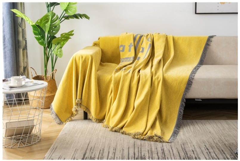 Tấm phủ ghế sofa bằng vải chenille HEP22 17