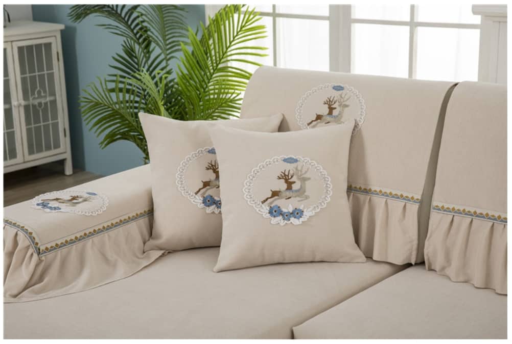 Drap bọc ghế sofa chất liệu cotton chenille HEP05 32