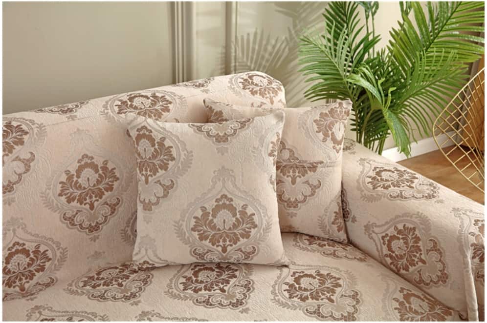 Tấm bọc ghế sofa vải cotton chenille jacquard HEP23 10
