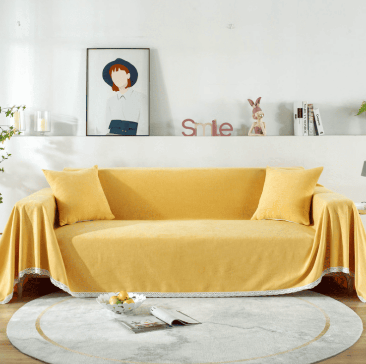 Tấm phụ ghế sofa bằng vải chenille bông tuyết HEP21 6