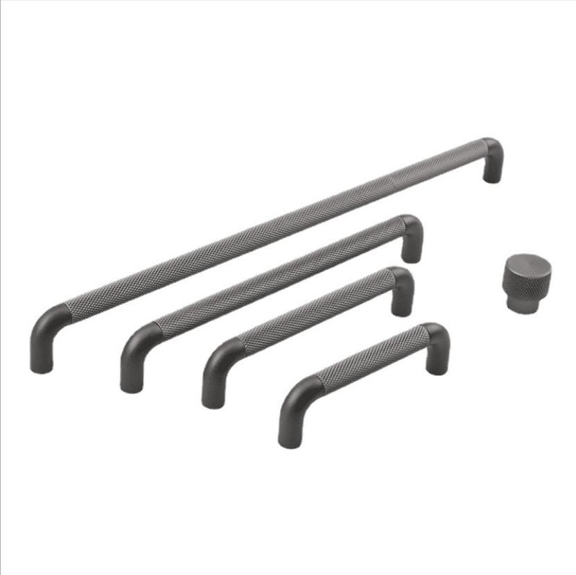 Tay nắm tủ áo hiện đại tối giản màu đen xám AIQI5229 69