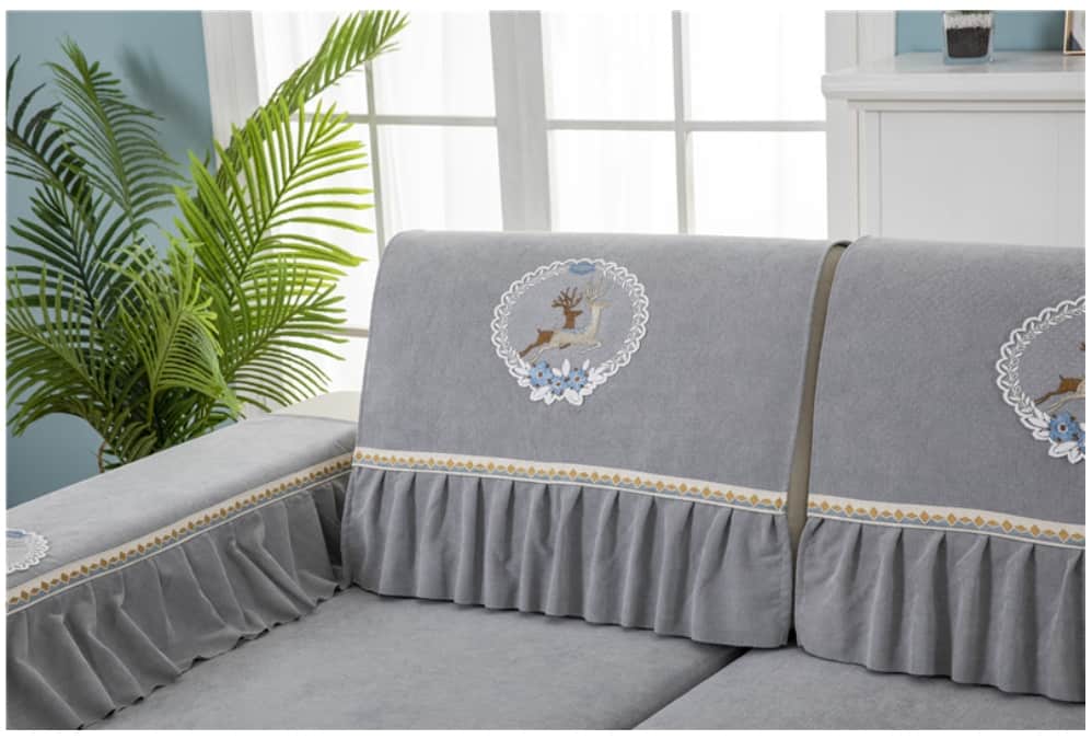 Drap bọc ghế sofa chất liệu cotton chenille HEP05 9