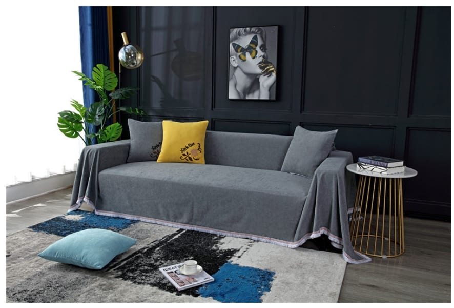 Tấm phủ ghế sofa bằng vải cashmere cao cấp HEP24 11