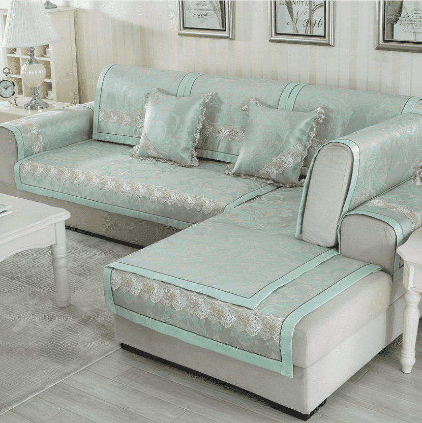 Drap bọc ghế sofa bằng vải silk lạnh cao cấp YPX10074 5