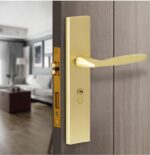 Khóa cửa tay gạt cửa phòng màu vàng cao cấp A689-95