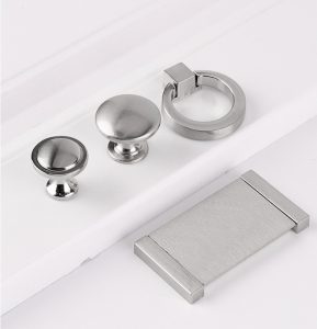 Núm tay nắm tủ hợp kim màu bạc SFH7035