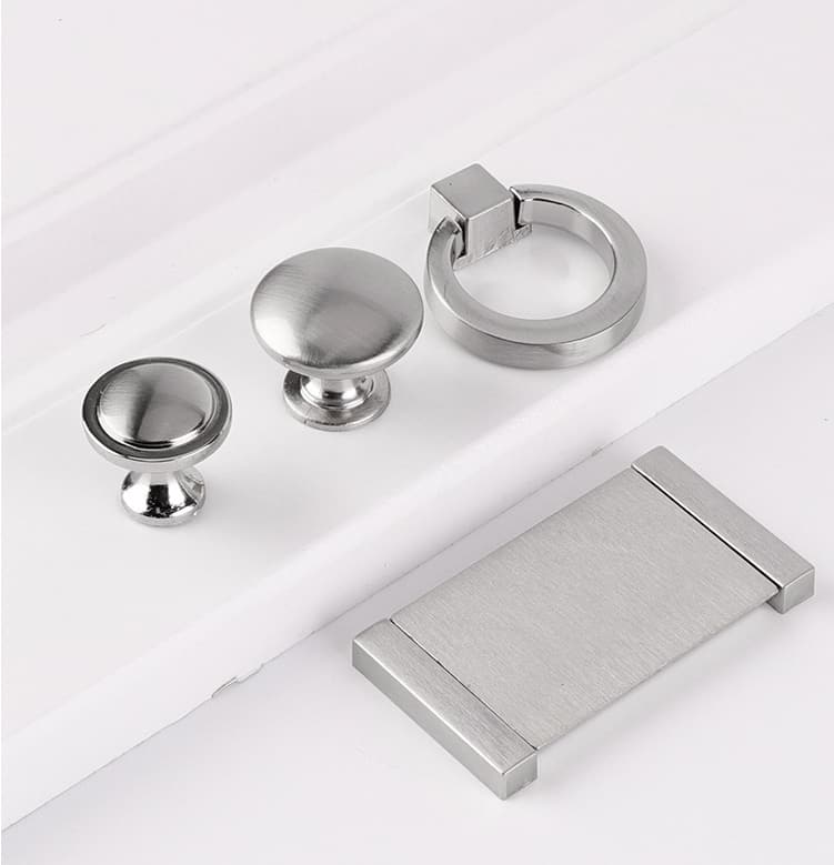 Núm tay nắm tủ hợp kim màu bạc SFH7035