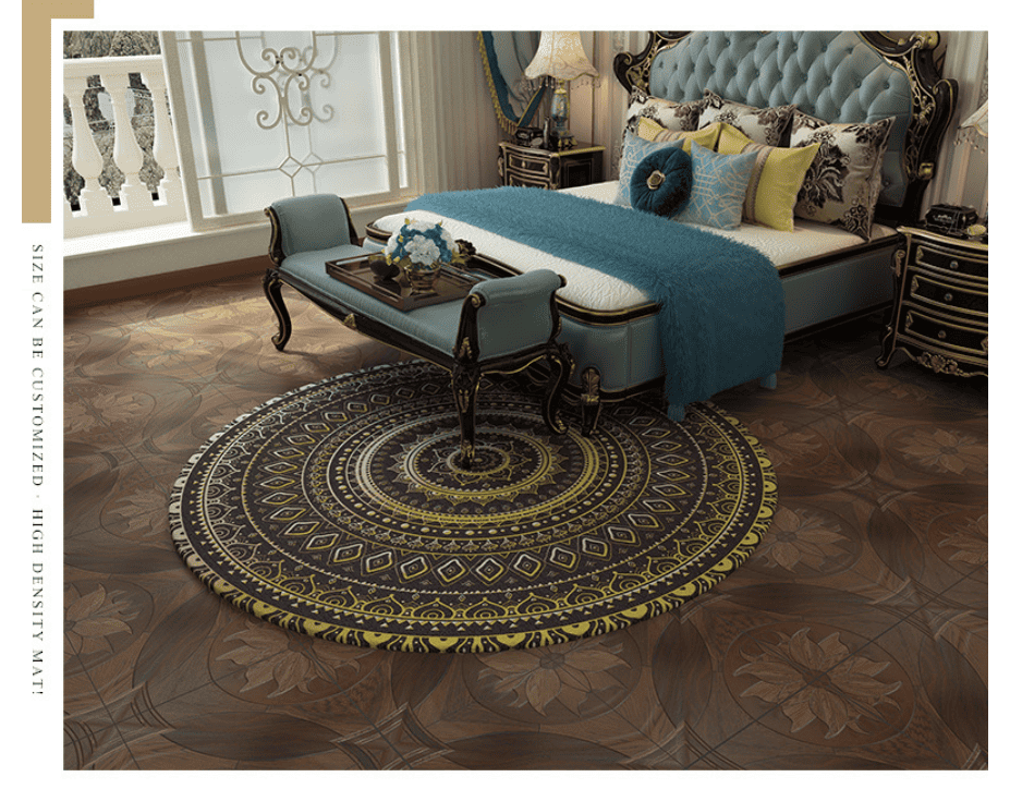 Thảm tròn trải sàn Bohemia bằng sợi tổng hợp NBT005 16
