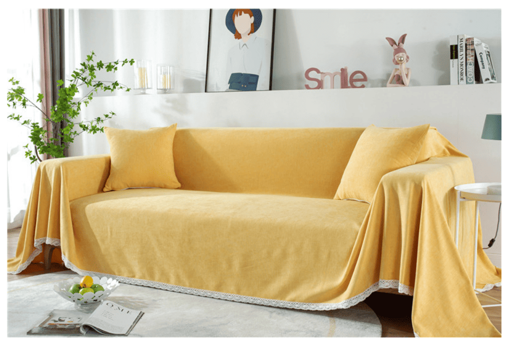 Tấm phụ ghế sofa bằng vải chenille bông tuyết HEP21 14