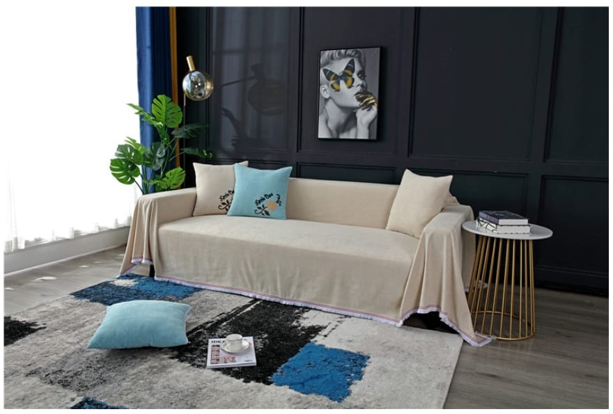 Tấm phủ ghế sofa bằng vải cashmere cao cấp HEP24 15