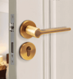 Khoá tay nắm gạt hợp kim kẽm màu đồng A01-221