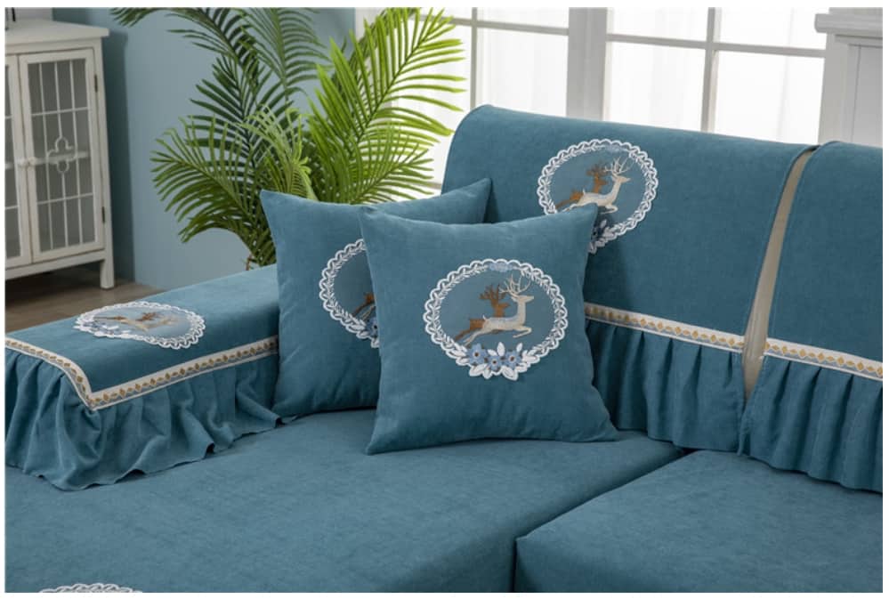 Drap bọc ghế sofa chất liệu cotton chenille HEP05 14