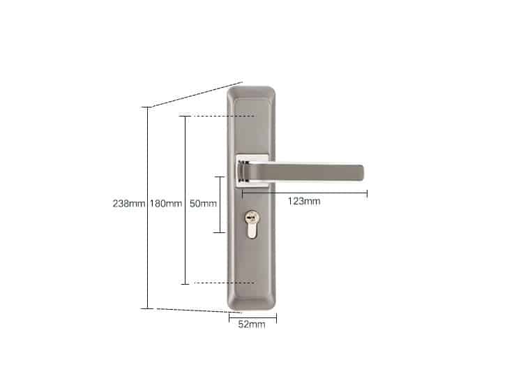 Bộ khóa cửa giá rẻ dành cho cửa phòng MG219 11