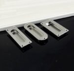 Tay nắm móc âm inox cửa gỗ cửa lùa vít nổi OF001