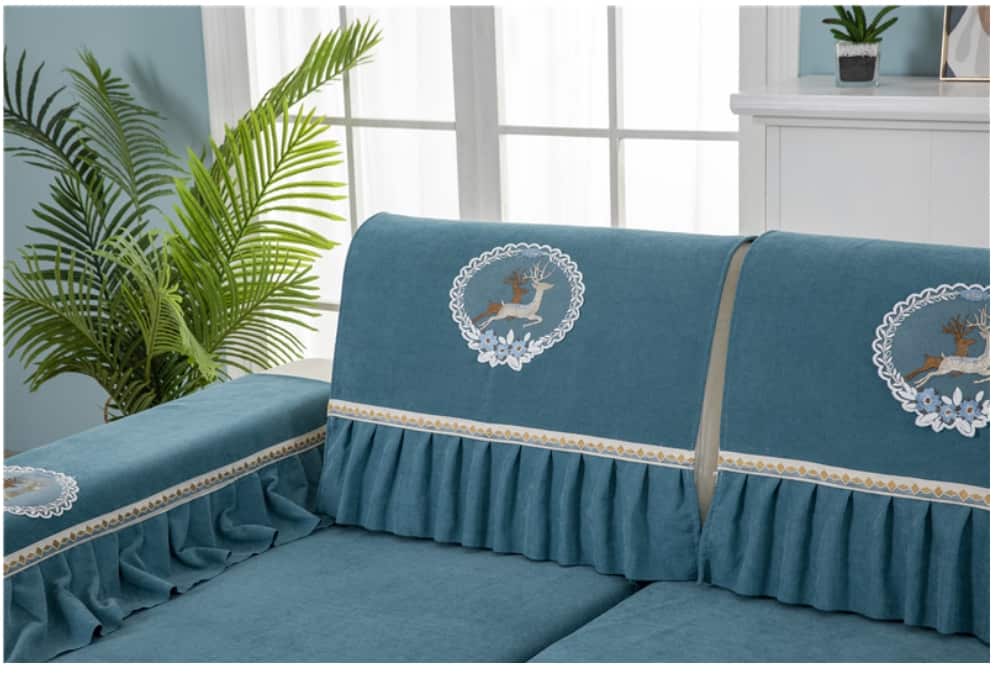 Drap bọc ghế sofa chất liệu cotton chenille HEP05 15