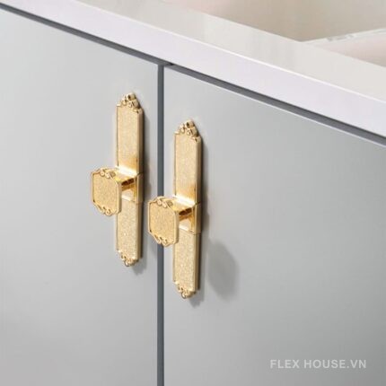 Tay nắm hợp kim kẽm hiện đại tối giản WXH6588A (6)
