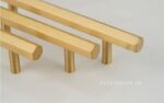 Tay nắm tủ áo bằng đồng lục giác hiện đại tối giản AX25HB (1)