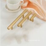 Tay nắm tủ áo bằng đồng lục giác hiện đại tối giản AX25HB (5)