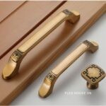 Tay nắm tủ cổ điển Châu Á bằng đồng nguyên chất Z14 (5)