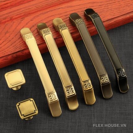Tay nắm tủ cổ điển Châu Á bằng đồng nguyên chất Z16 (14)
