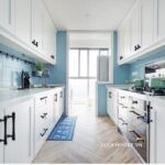 Tay nắm tủ hiện đại kiểu Mỹ bằng đồng NUS2006BB (9)