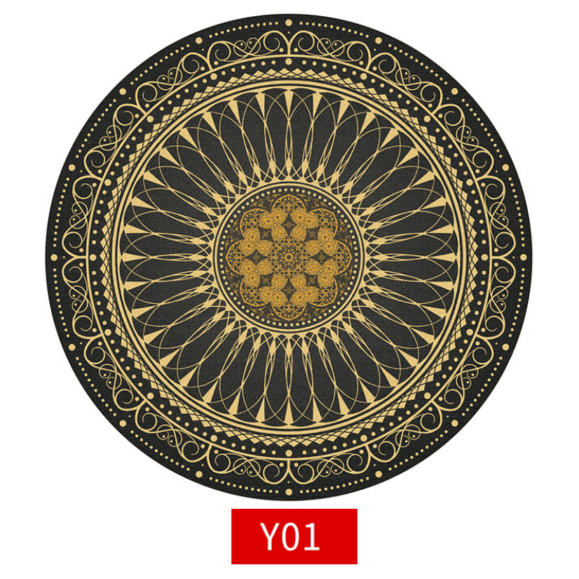 Thảm tròn trải sàn Bohemia bằng sợi tổng hợp NBT005 1