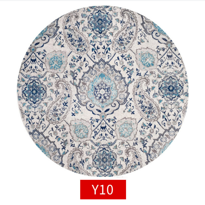 Thảm tròn trải sàn Bohemia bằng sợi tổng hợp NBT005 10