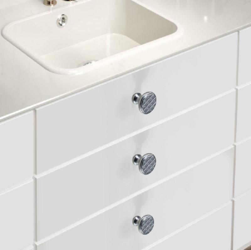 Tay nắm tủ hiện đại tối giản Bắc Âu màu bạc WXH2052D 2