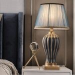 Đèn bàn bằng gốm sứ nhiều màu HYJ0029 (2)