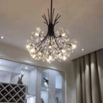 Đèn chùm thả hình bó hoa bằng pha lê lãng mạn DIF1019