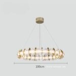 Đèn chùm cao cấp phong cách hiện đại tối giản HX080 (2)