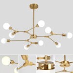 Đèn chùm hạt đậu hiện đại tối giản Bắc Âu HX119-1