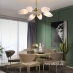 Đèn chùm pha lê Bắc Âu sáng tạo hiện đại HX078 (1)