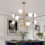 Đèn thả trần nhiều bóng phong cách Bắc Âu HX123-2